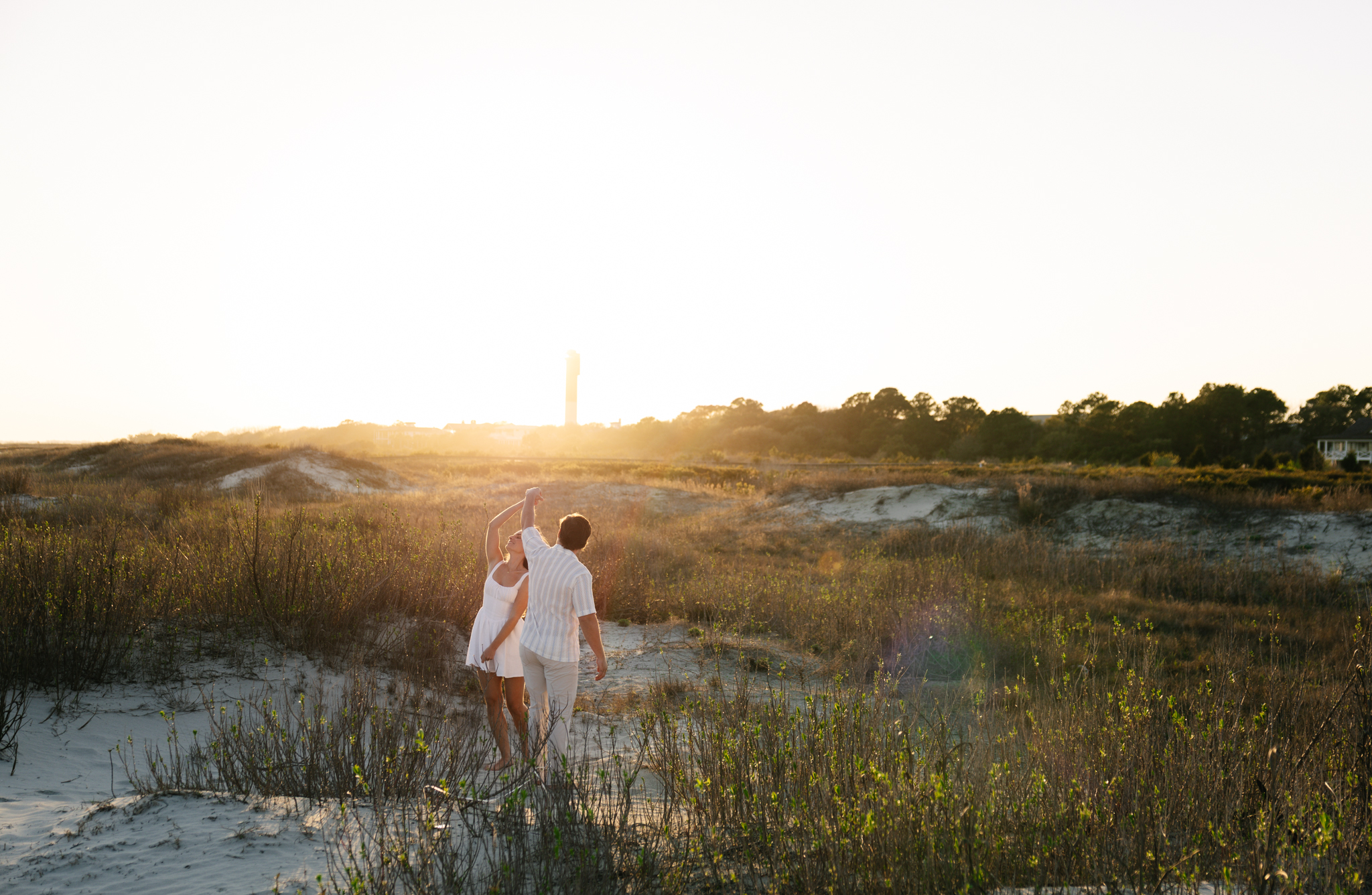 Leah and Mike at sunset